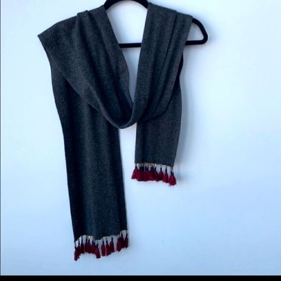 J CREW Scarf with Tassels - Picture 1 of 4